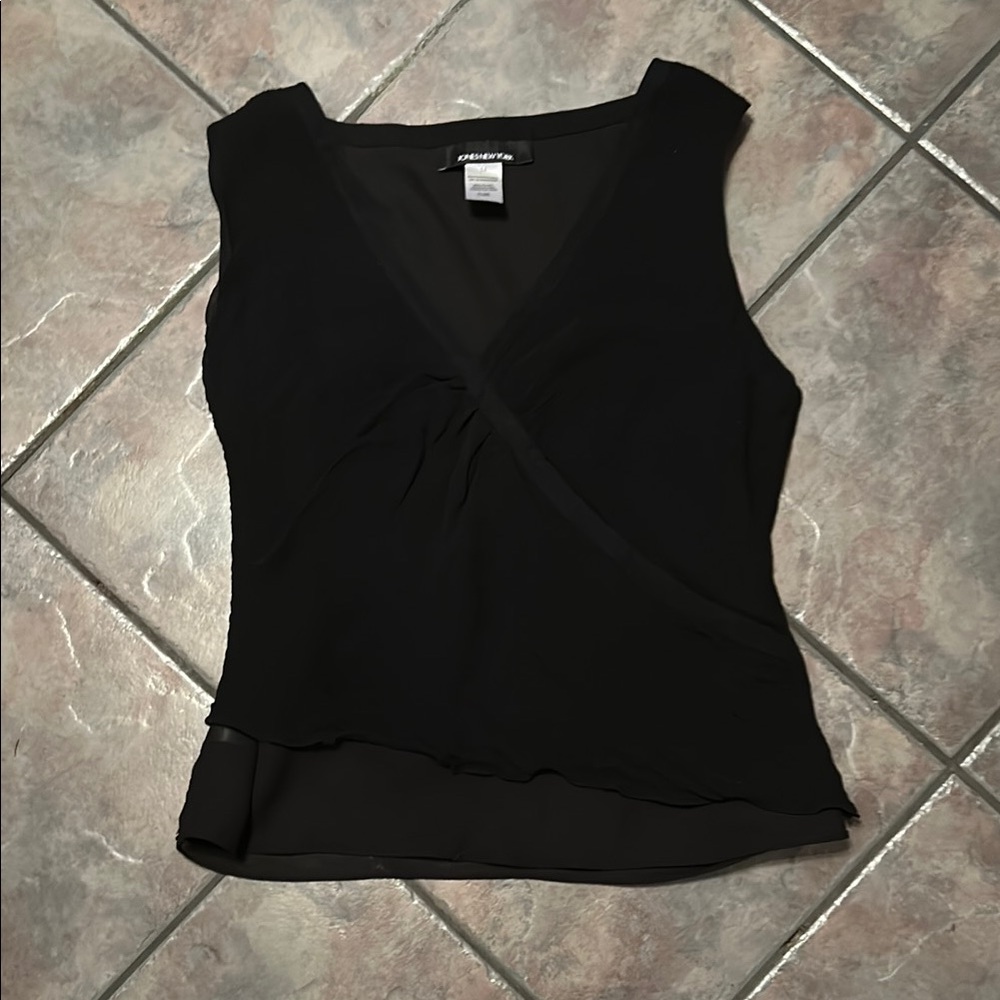 Black Sleeveless Top